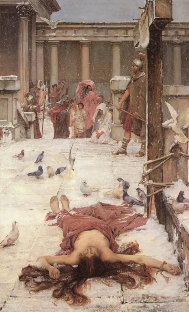 Saint Eulalia, by John William Waterhouse