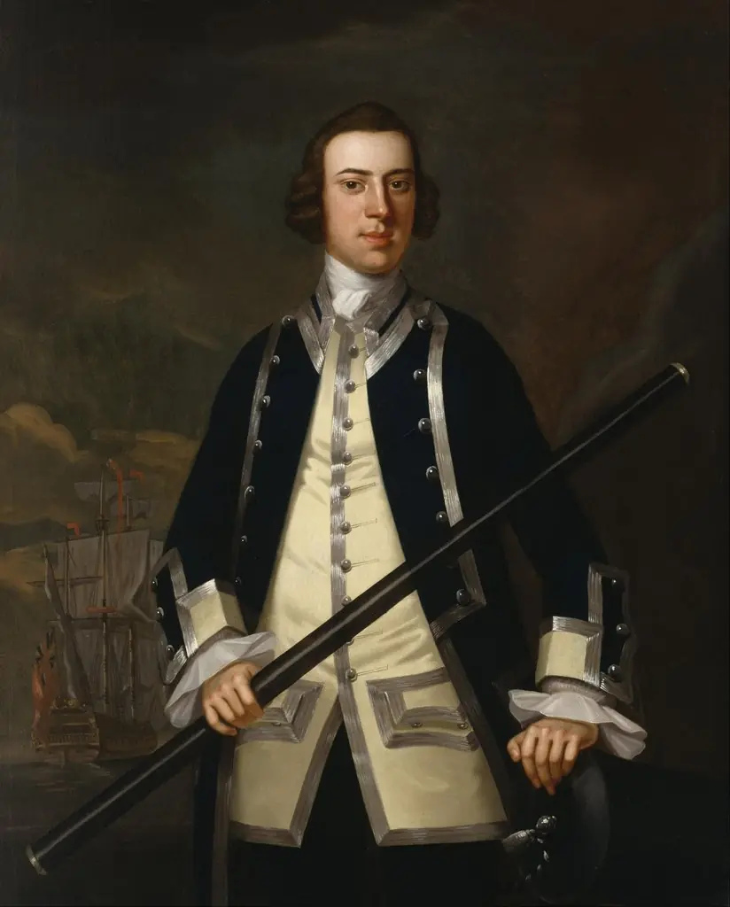 Portrait of a Naval Officer, Known as Augustus Keppel, by John Wollaston