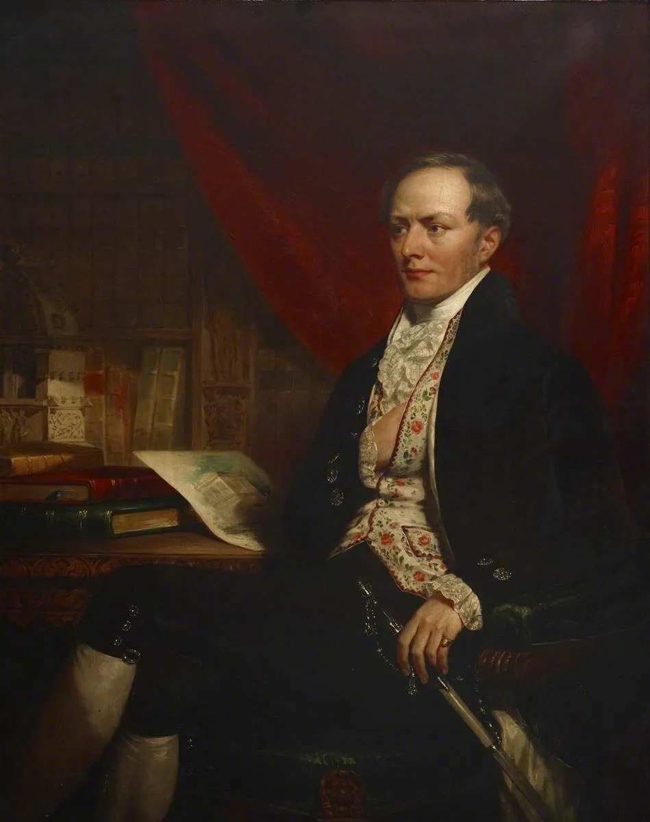 Sir Charles Fellows (1799–1860), by John Wood, oil, 1850