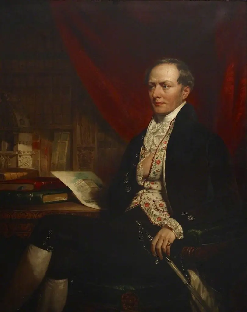 Sir Charles Fellows (1799–1860), by John Wood