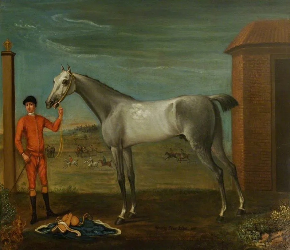 Young True Blue at Newmarket, by John Wootton, oil, 1717