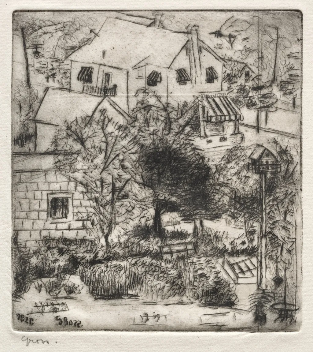 Landscape, by Jolán Gross-Bettelheim, 1929
