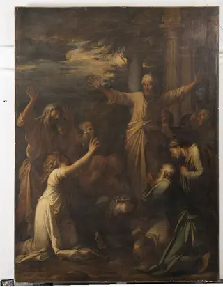 Jonah Preaching to the People of Niniveh