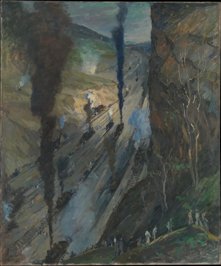 The Conquerors (Culebra Cut, Panama Canal), by Jonas Lie
