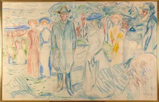 Jonas Lie with his Family