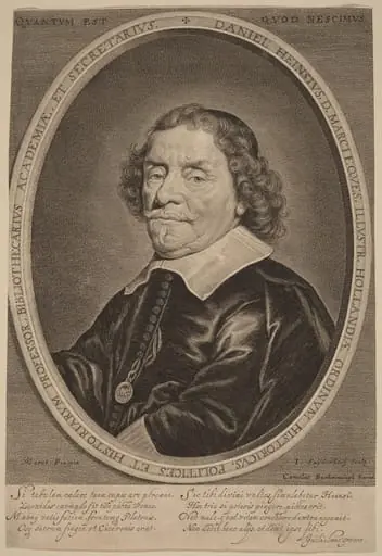 Daniel Heinsius, by Jonas Suyderhoff