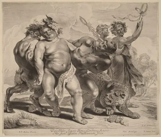 Drunkenness of Bacchus, by Jonas Suyderhoff