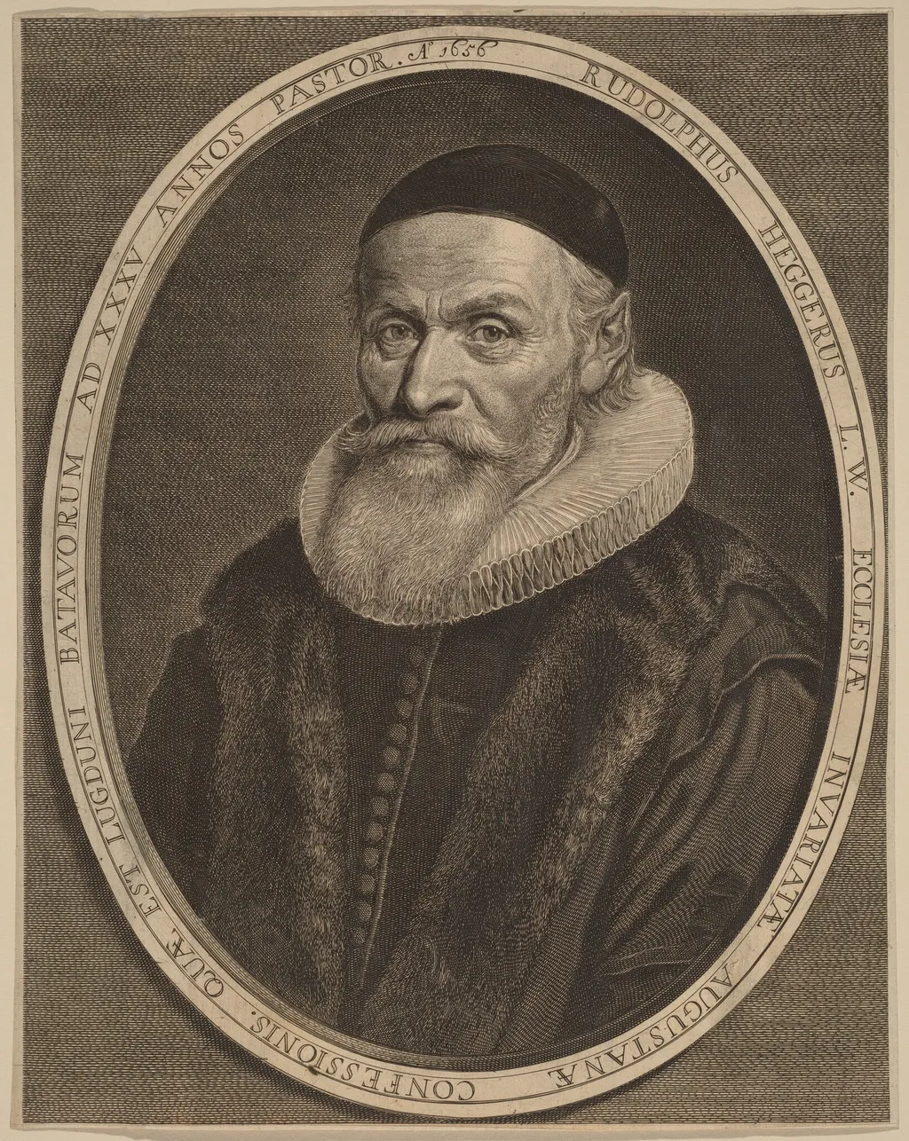Rudolph Hegger, by Jonas Suyderhoff, ink, 1656
