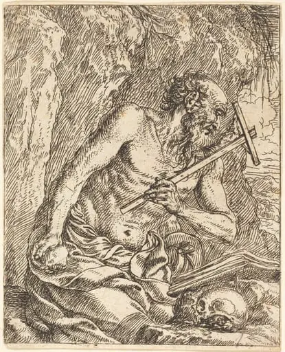 Saint Jerome Penitent, by Jonas Umbach
