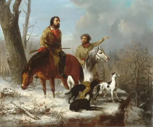 Trappers, by Jonathan K. Trego, 1855