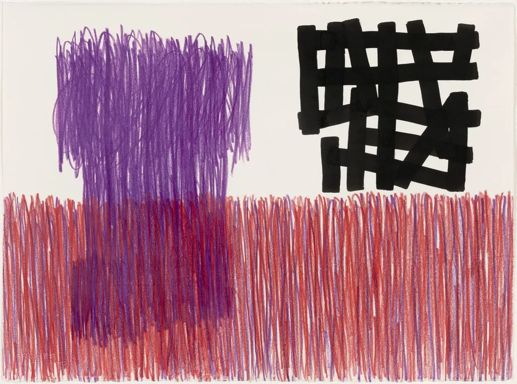 Untitled, by Jonathan Lasker, graphite, 2002