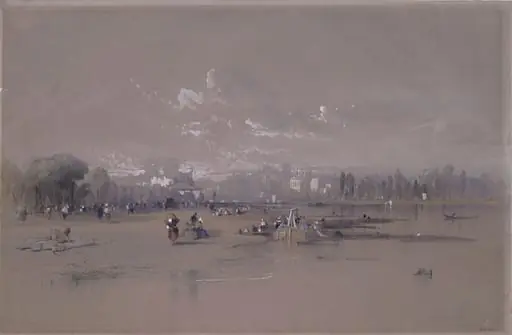 Notre Dame from the Pont du Jardin du Roi, Paris, by Jonathan Richardson