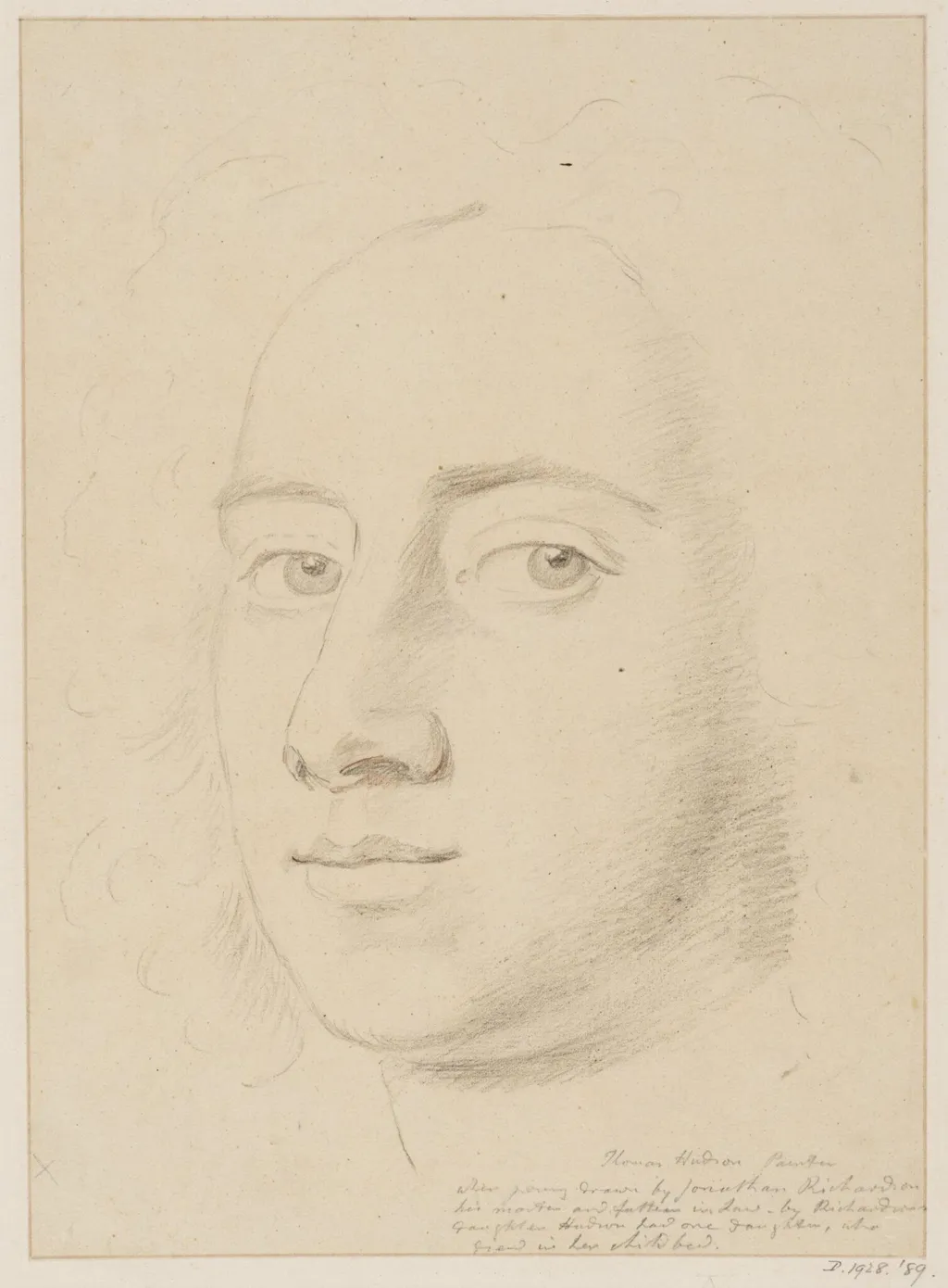Portrait of Thomas Hudson, by Jonathan Richardson, 1715