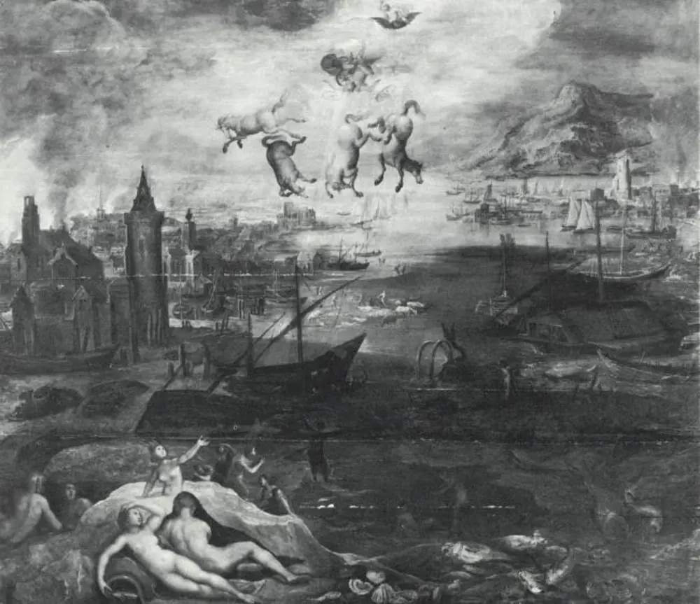 Landscape with the Fall of Phaeton, by Joos de Momper the Younger