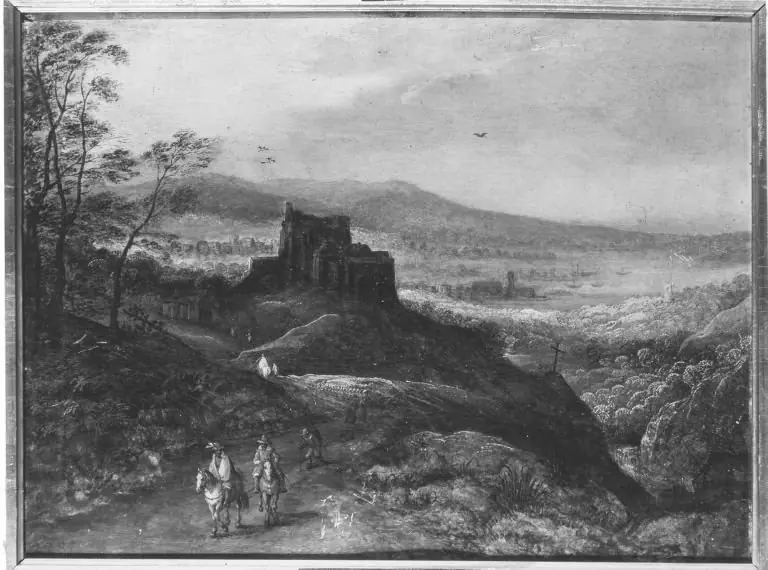 Landschaft mit Schloss (Art des), by Joos de Momper the Younger
