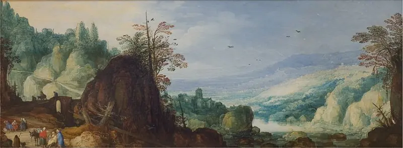 Mountain Landscape with a River, by Joos de Momper the Younger