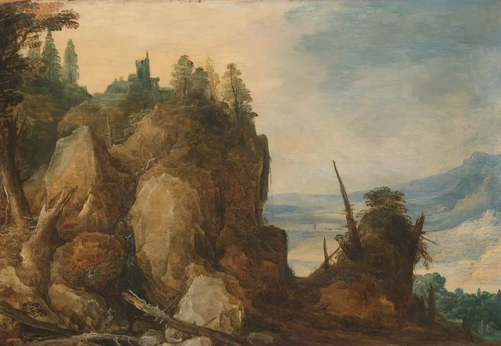 Mountain view, by Joos de Momper the Younger