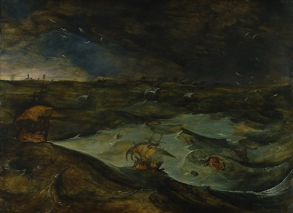 The Storm at Sea, by Joos de Momper the Younger