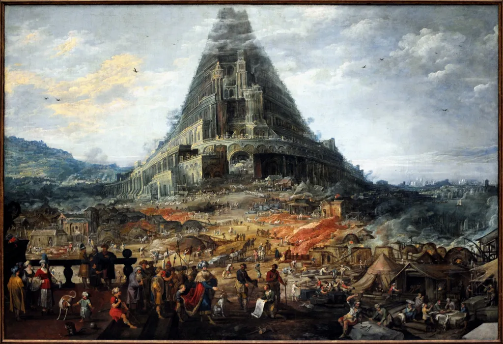 The Tower of Babel, by Joos de Momper the Younger, oil, 1601