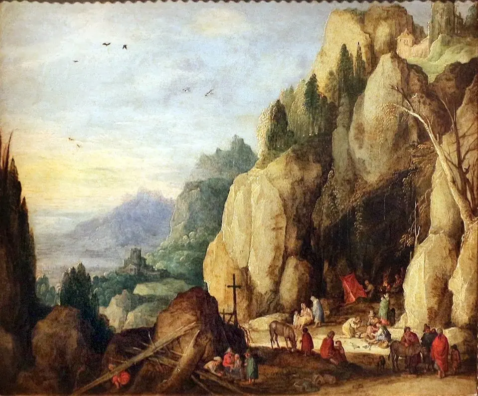 Acampamento, by Joos of Momper (I) the Old
