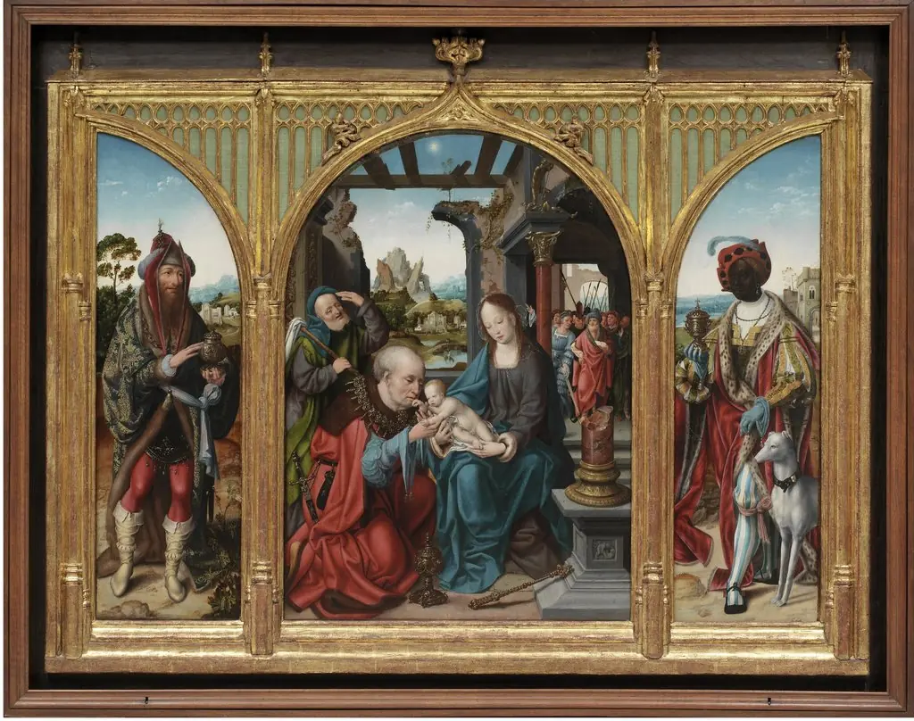 Adoration of the Magi, by Joos van Cleve, 1525
