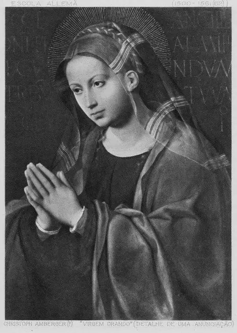 Biddende Maria, by Joos van Cleve