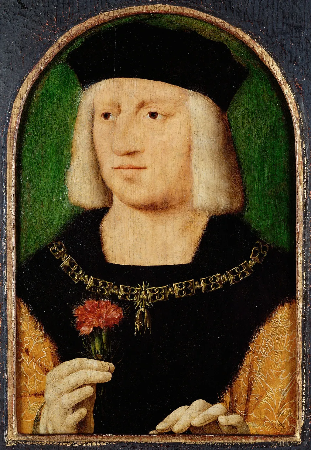 Emperor Maximilian I. (1459-1519), by Joos van Cleve, wood, 1508