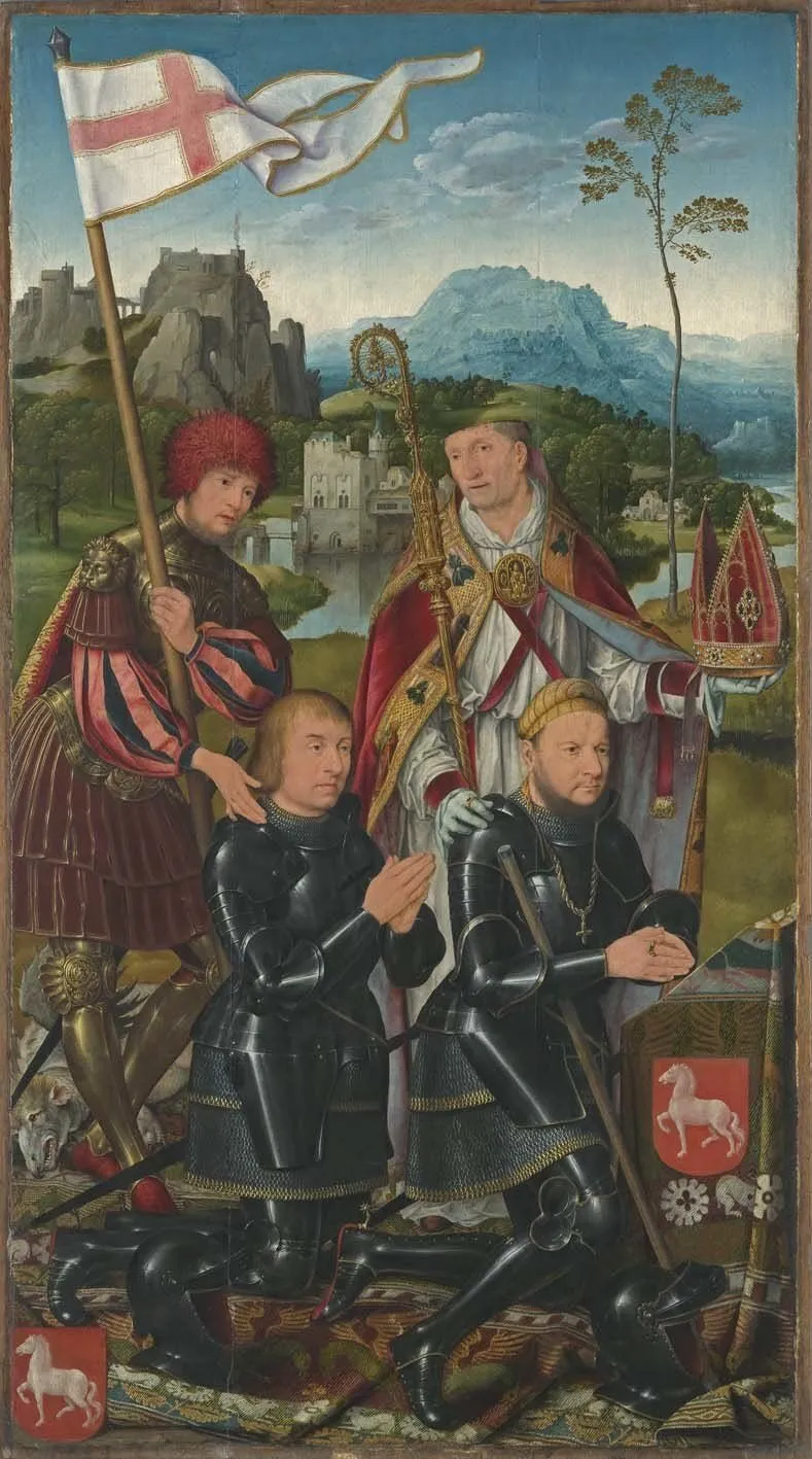 Marientod Altarpiece - left wing, by Joos van Cleve, unspecified, 1515