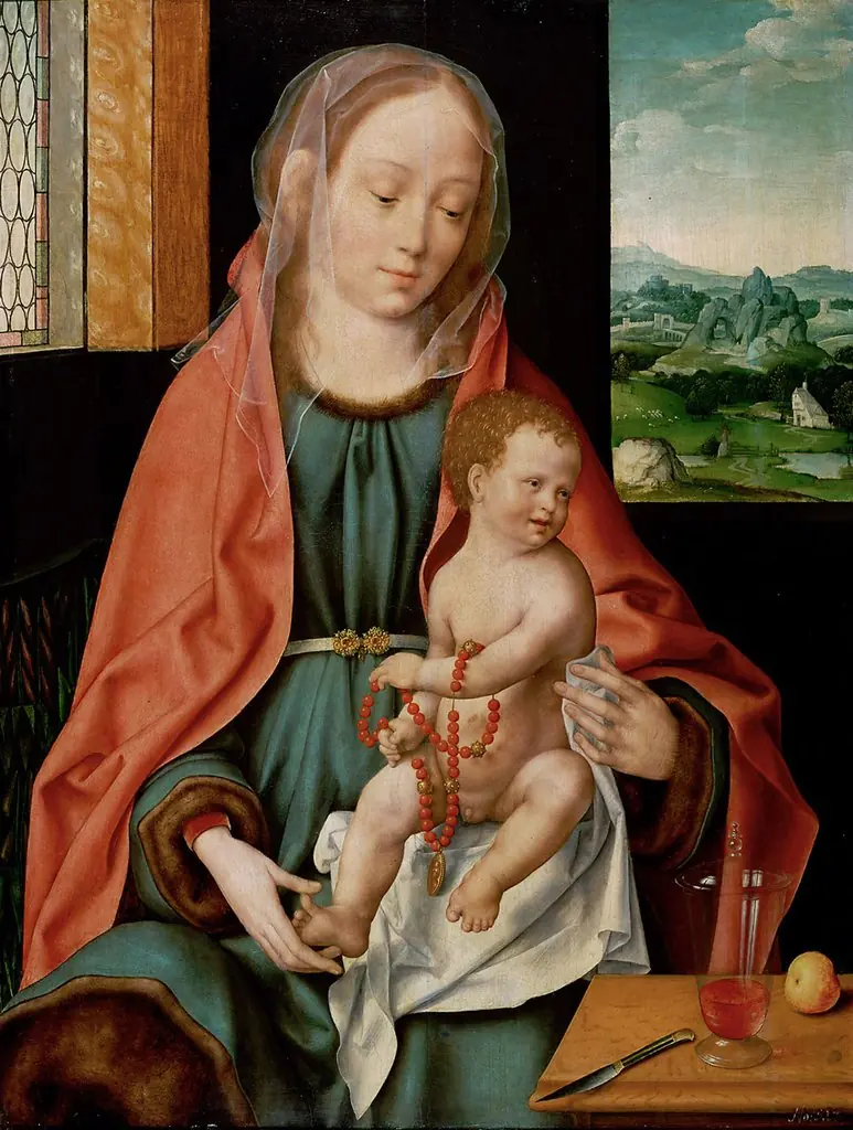 Mary with Child, by Joos van Cleve