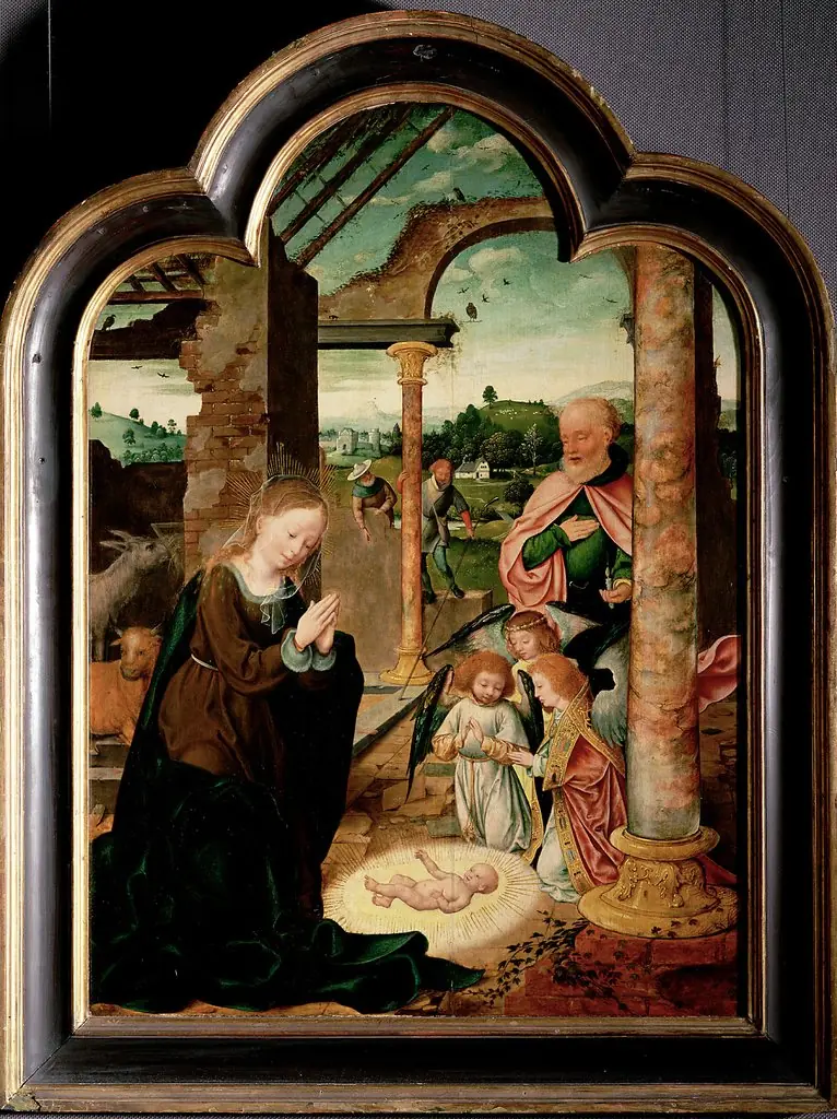 The Birth of Christ, by Joos van Cleve