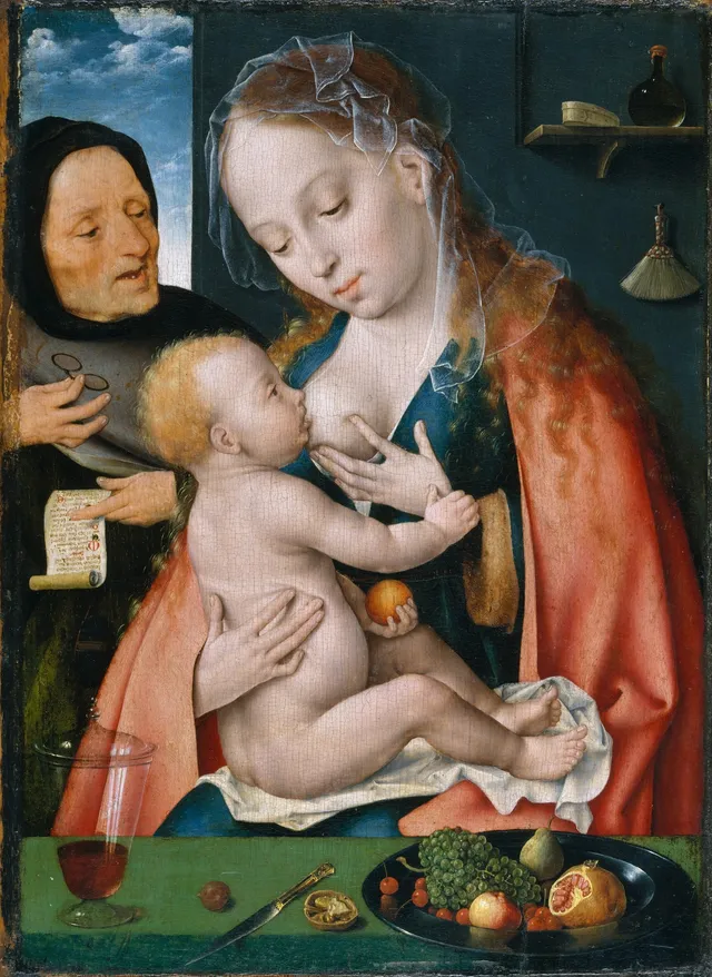 The Holy Family — Joos van Cleve