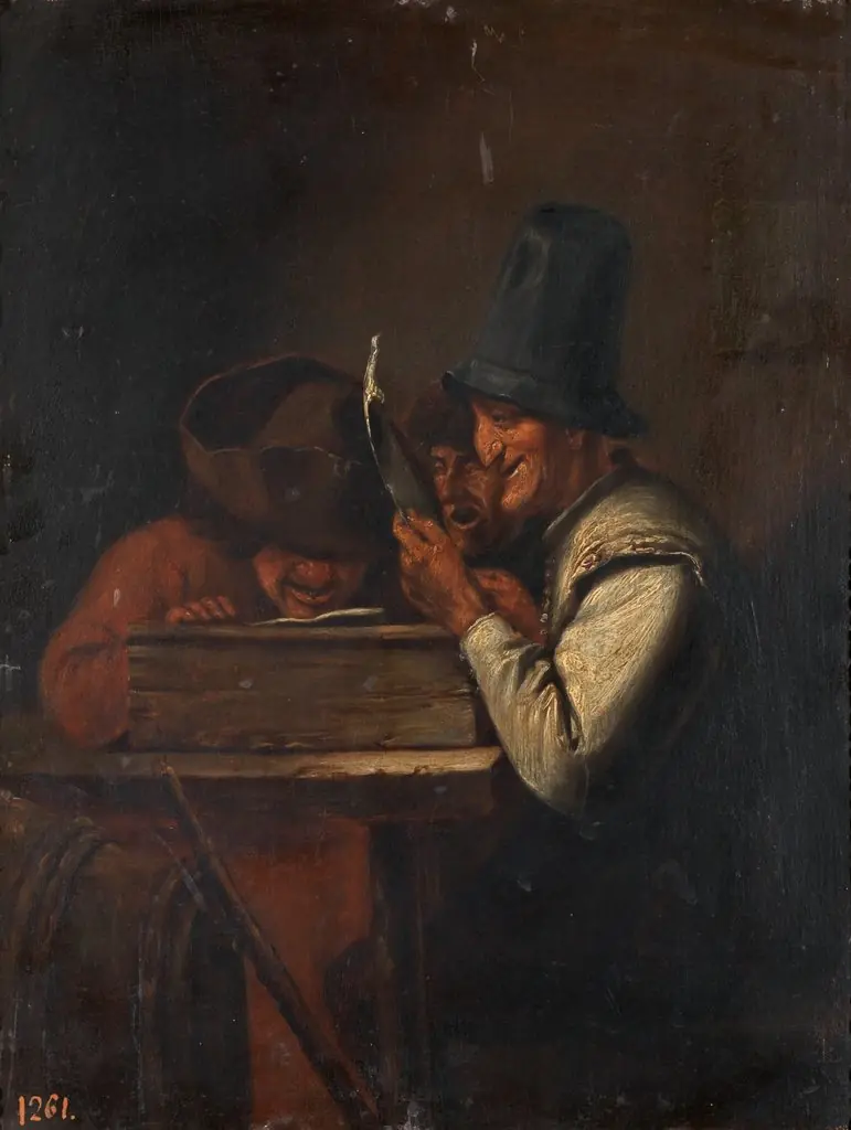 El terceto burlesco, by Joos van Craesbeeck