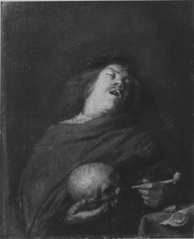 Mann mit Totenkopf, by Joos van Craesbeeck