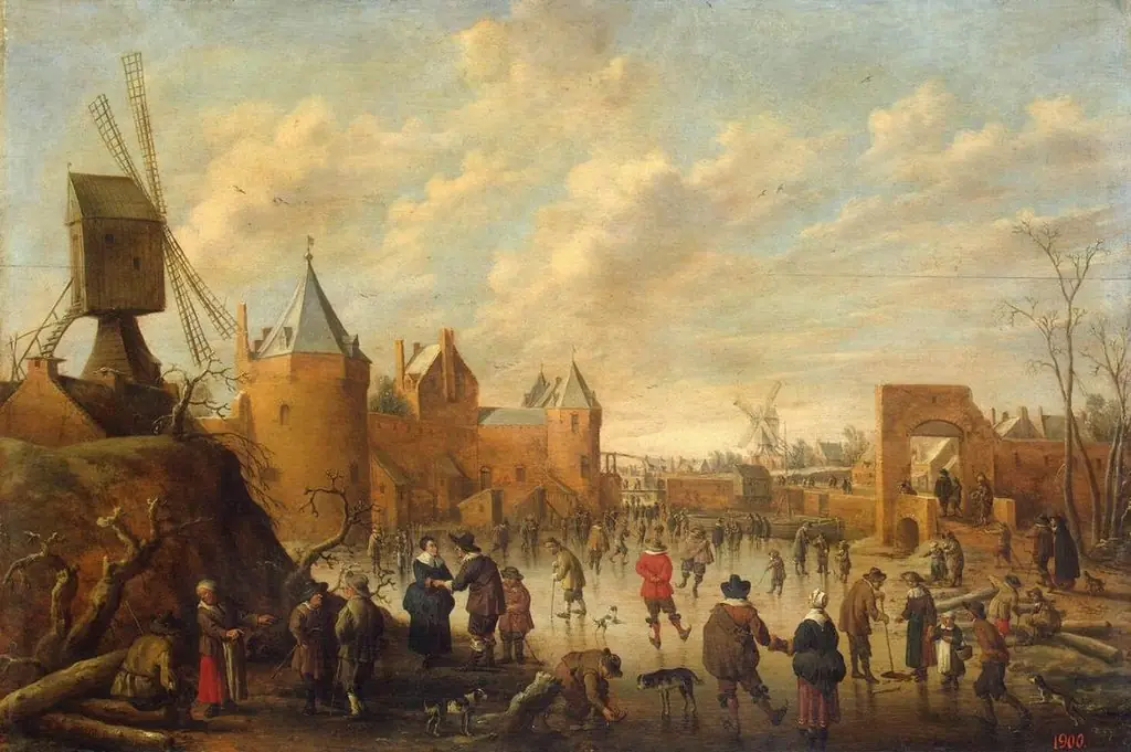 Winter in a Dutch Town