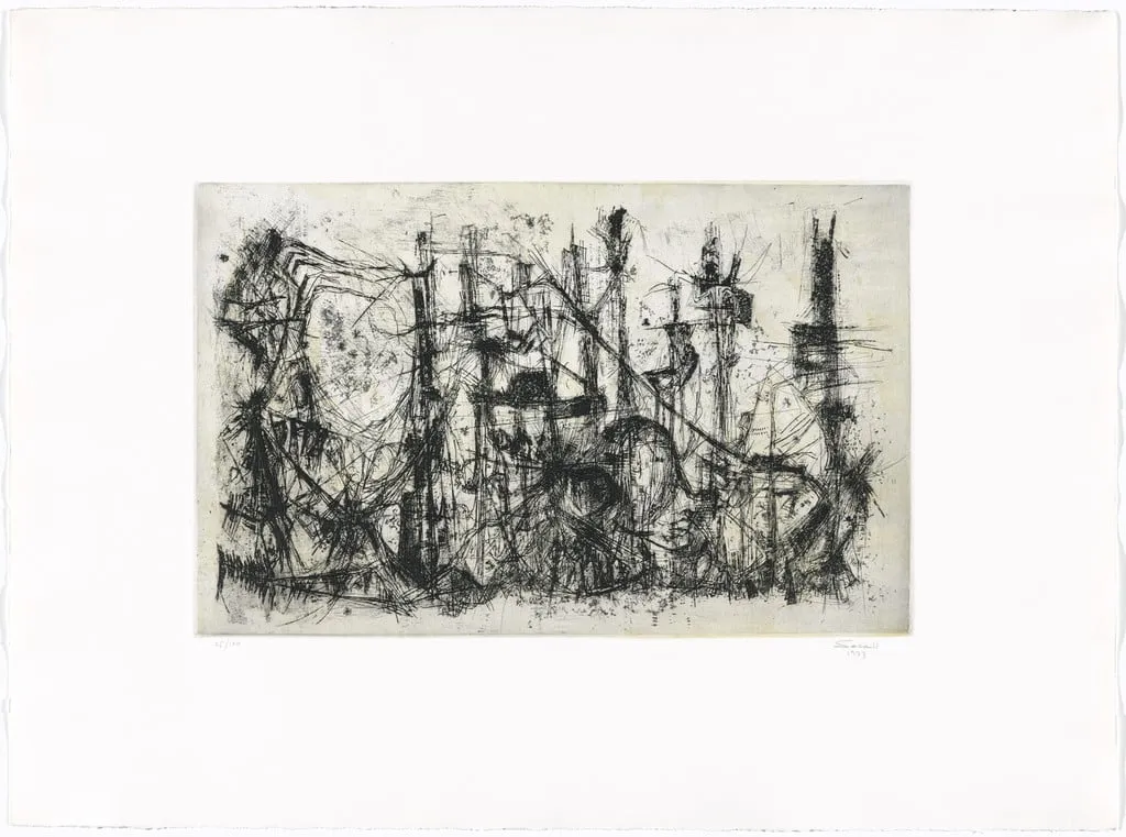 Untitled, by Jordi Secall Roure, ink, 1973
