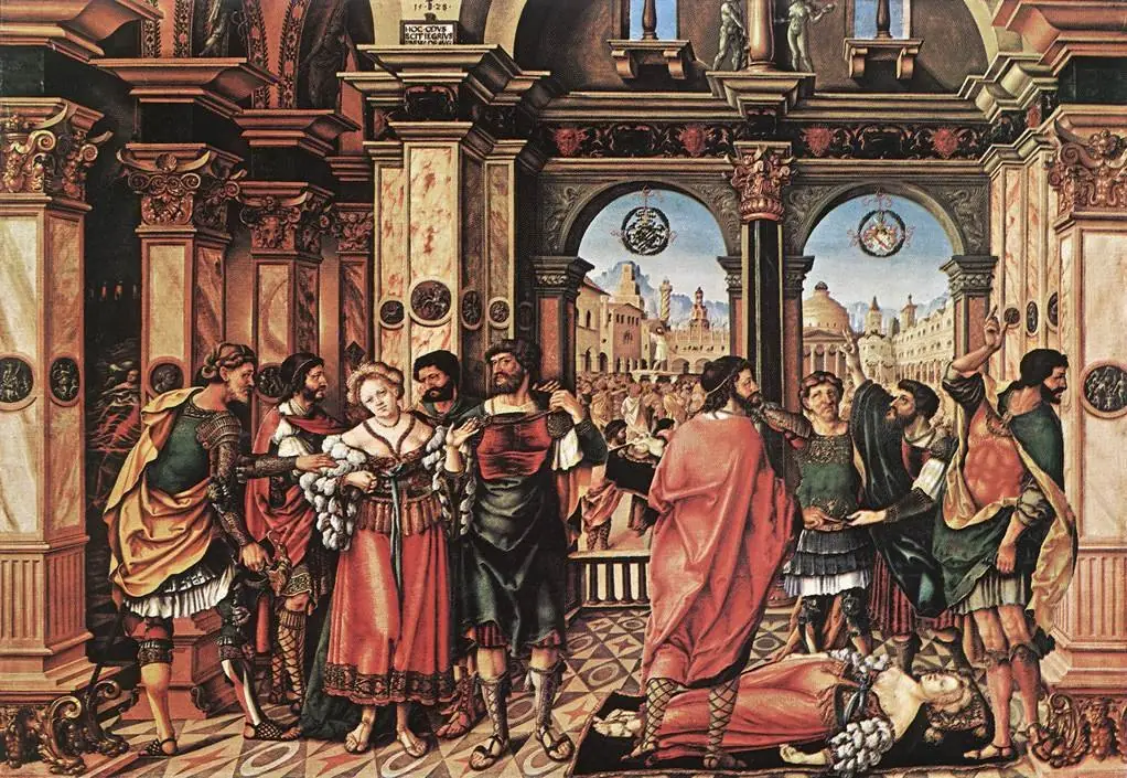 The Suicide of Lucretia, by Jörg Breu the Elder