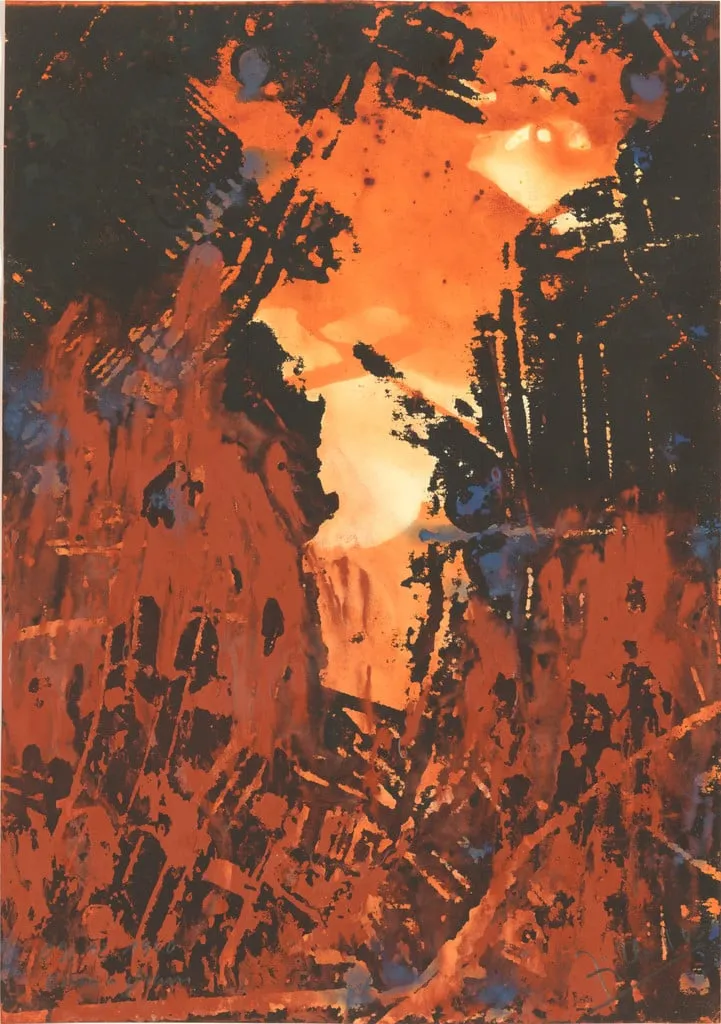Untitled, by Jörg Herold, gouache, 2003