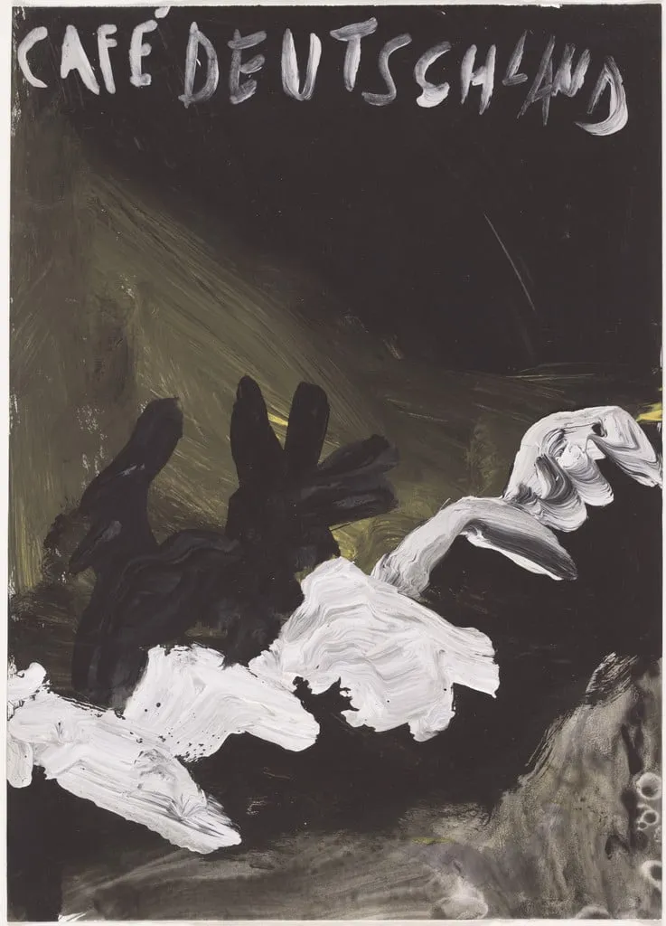 Untitled, by Jörg Immendorff, gouache, 1978