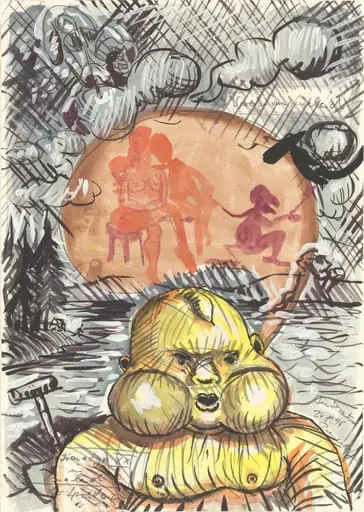Untitled, by Jörg Immendorff