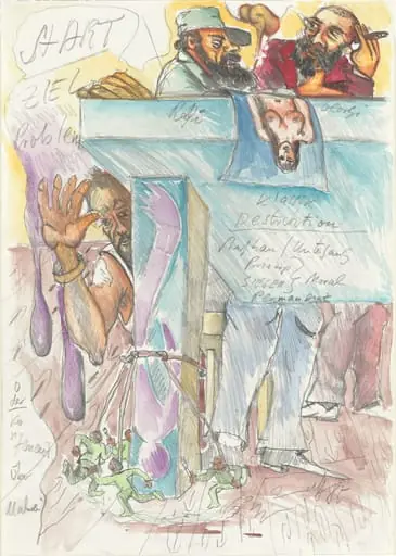 Untitled, by Jörg Immendorff