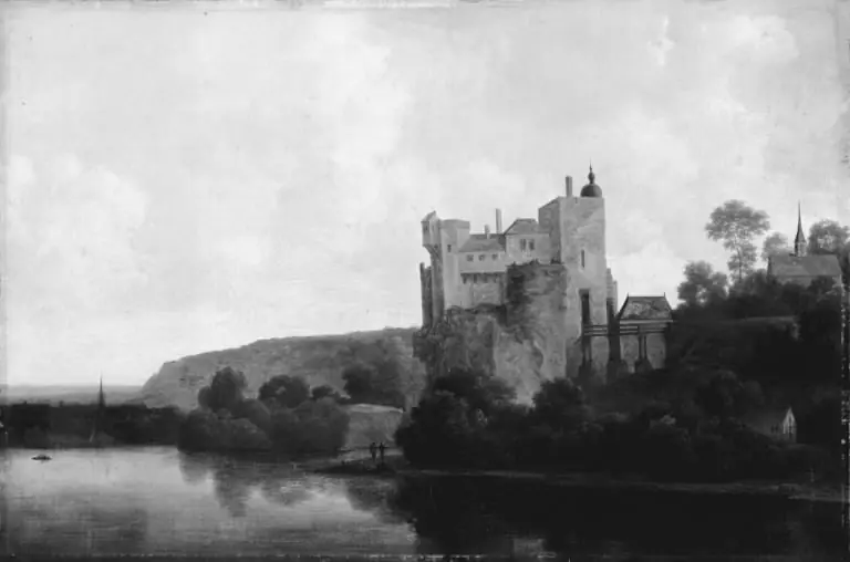 Castle by a River, by Joris van der Haagen
