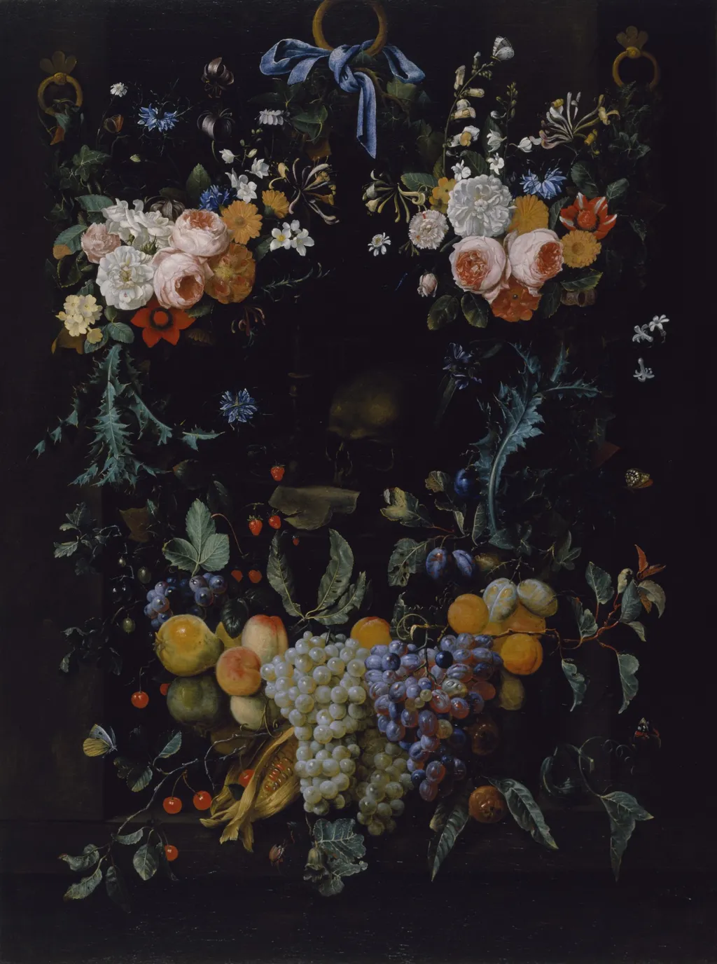 Allegory on Human Life, by Joris van Son, oil, 1659
