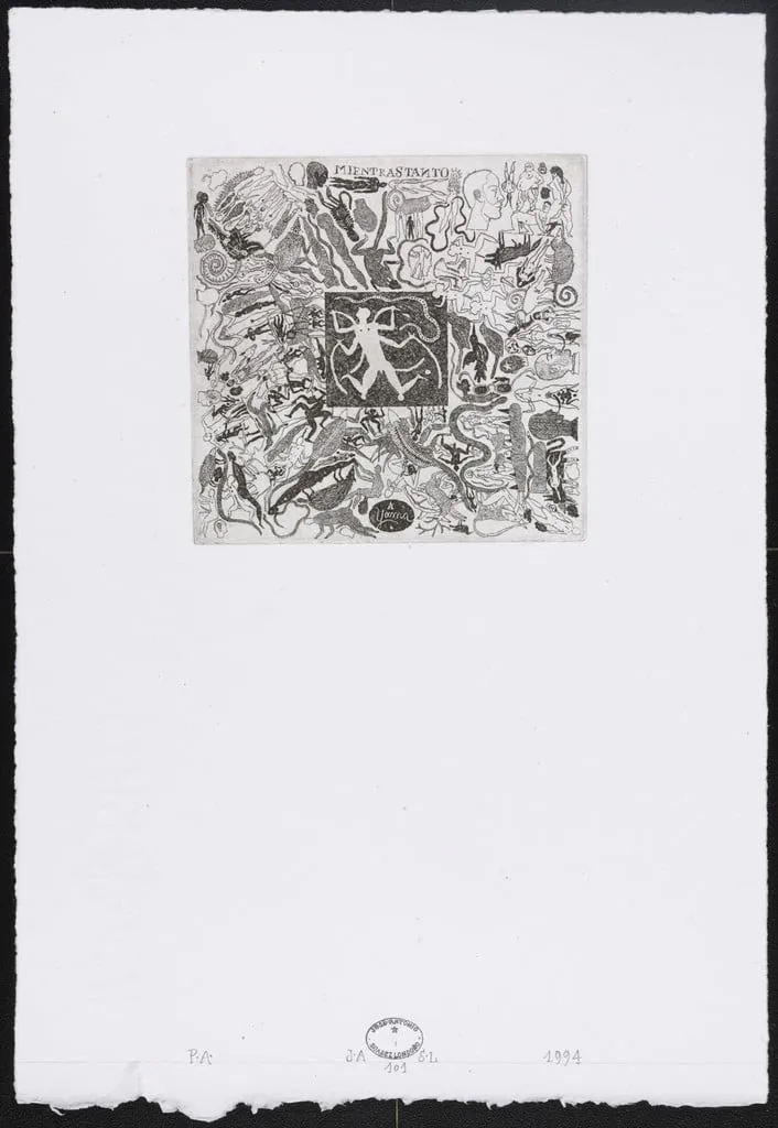 Untitled, by José Antonio Suárez Londoño, ink, 1994