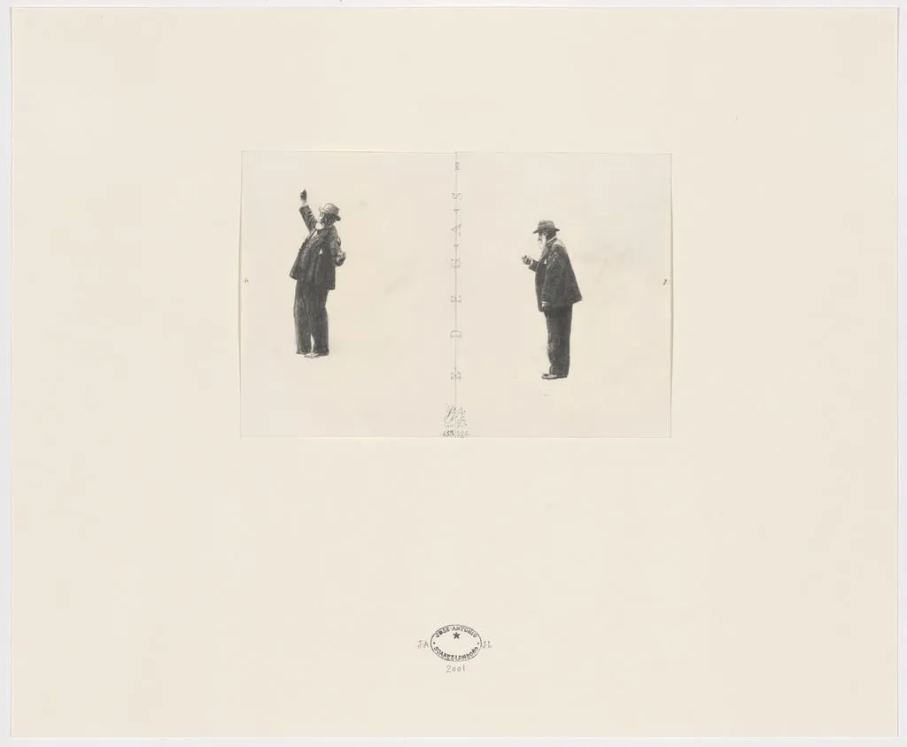 Untitled, by José Antonio Suárez Londoño, graphite, 2001