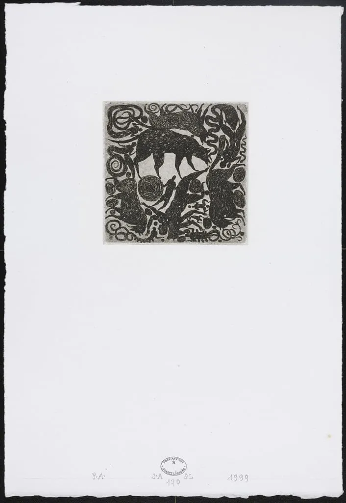 Untitled, by José Antonio Suárez Londoño, ink, 1999