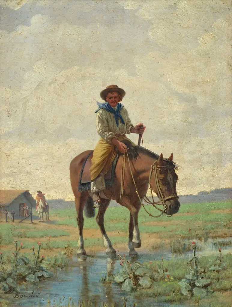 A cowboy, by José Bouchet