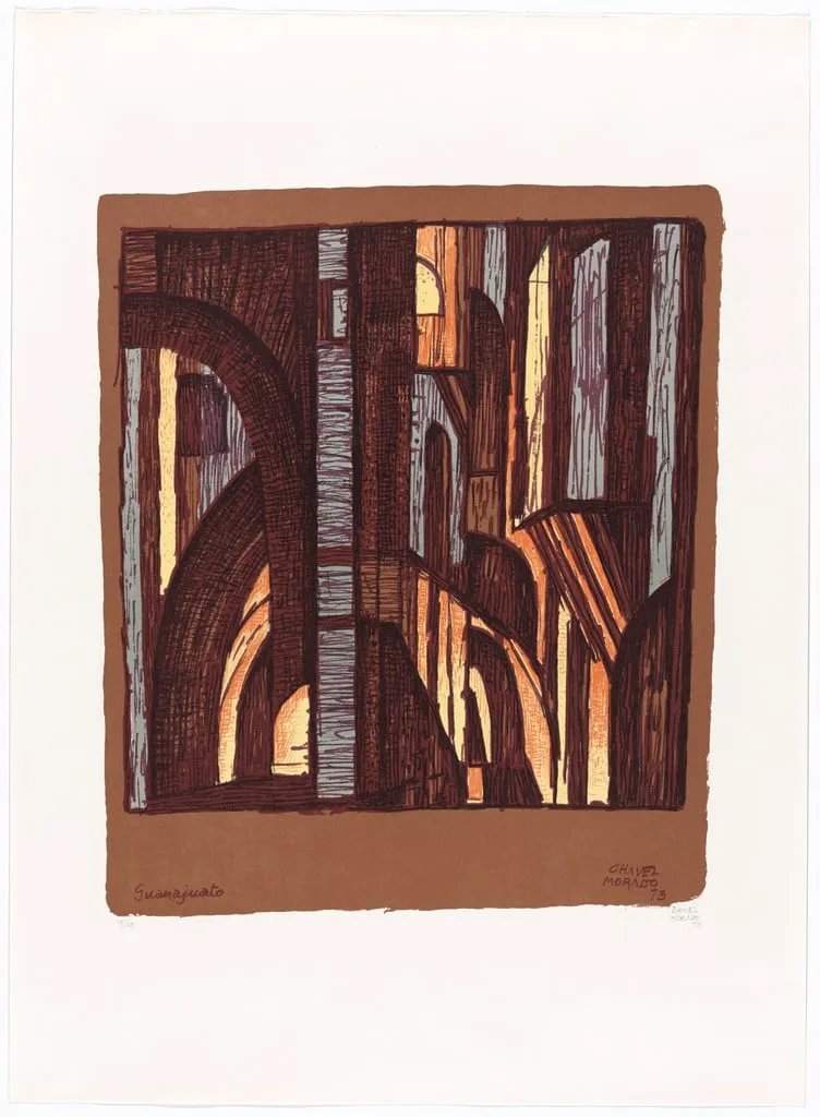 Untitled, by José Chávez Morado, ink, 1973