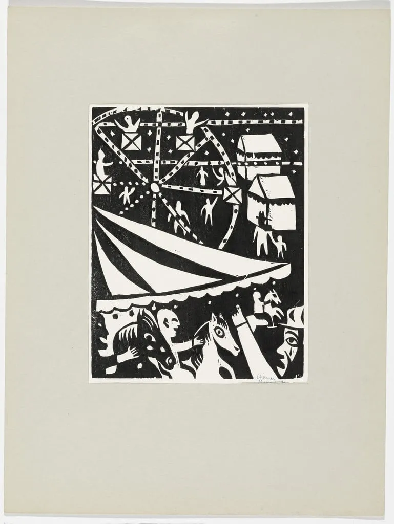 Untitled, by José Chávez Morado, ink, 1936