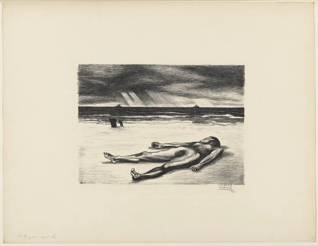 Untitled, by José Chávez Morado, ink, 1937