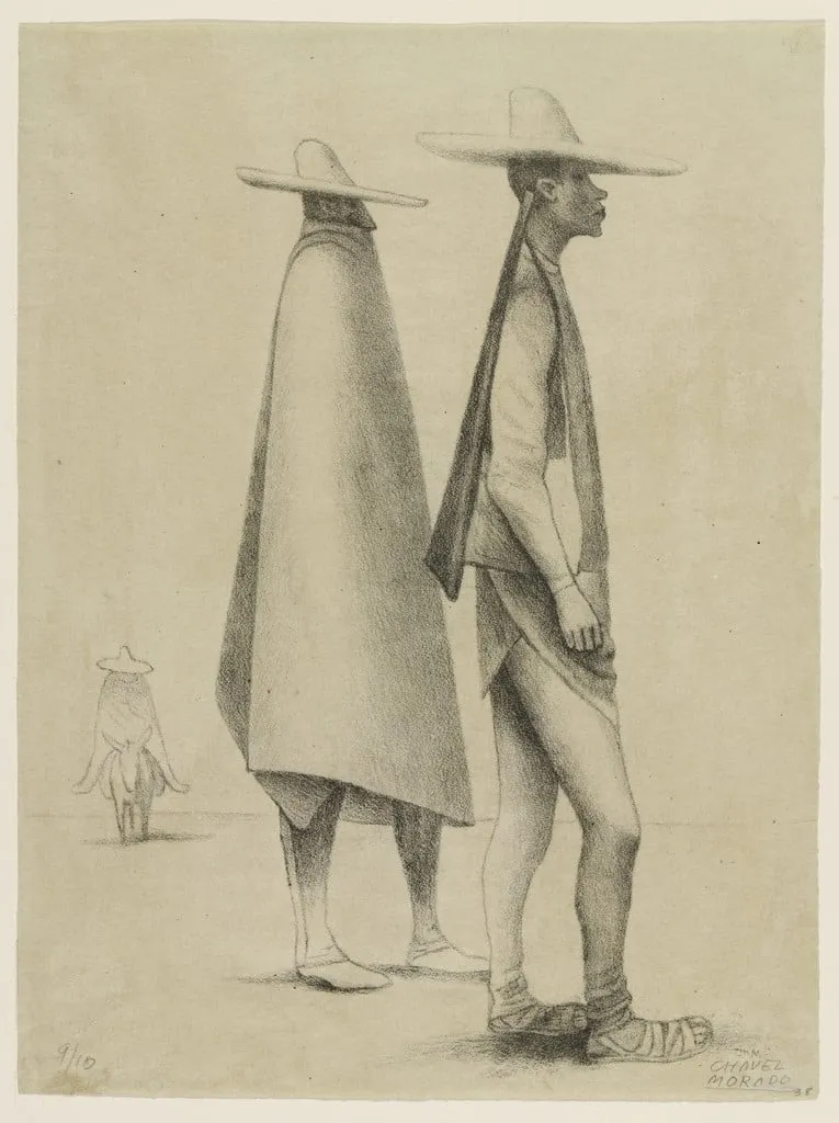 Untitled, by José Chávez Morado, ink, 1938